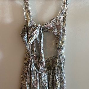 Mango maxi floral dress